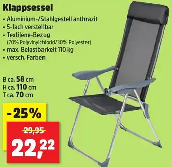 Thomas Philipps Klappsessel Angebot