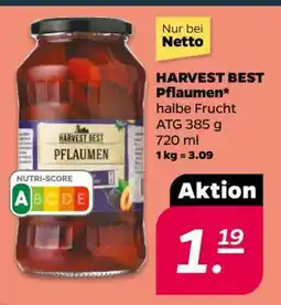 NETTO HARVEST BEST Pflaumen Angebot