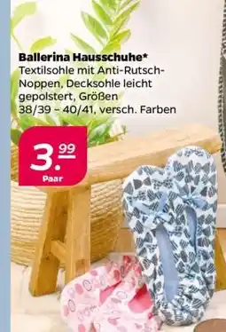 NETTO Ballerina Hausschuhe Angebot