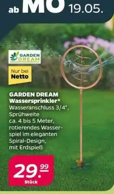 NETTO GARDEN DREAM Wassersprinkler Angebot