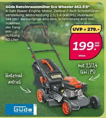 NETTO Güde Benzinrasenmäher Eco Wheeler 462.5 R Angebot