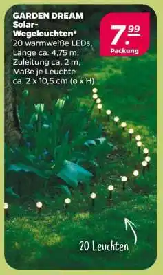 NETTO GARDEN DREAM Solar-Wegeleuchten Angebot