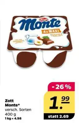 NETTO Zott Monte Angebot