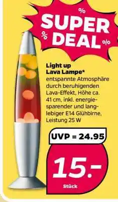 NETTO Light up Lava Lampe Angebot