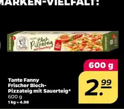 NETTO Tante Fanny Frischer Blech-Pizzateig mit Sauerteig Angebot
