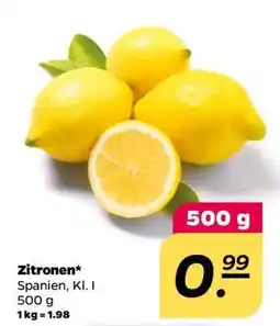 NETTO Zitronen Angebot