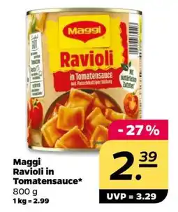 NETTO Maggi Ravioli in Tomatensauce Angebot