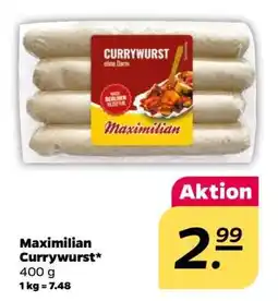 NETTO Maximilian Currywurst Angebot