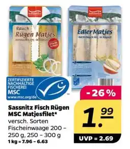 NETTO Sassnitz Fisch Rügen MSC Matjesfilet Angebot