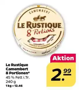 NETTO Le Rustique Camembert 8 Portionen Angebot