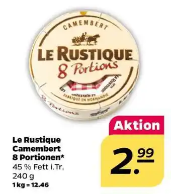 NETTO Le Rustique Camembert 8 Portionen Angebot