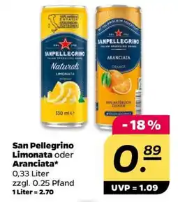 NETTO San Pellegrino Limonata oder Aranciata Angebot