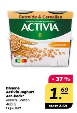NETTO Danone Activia Joghurt 4er-Pack Angebot