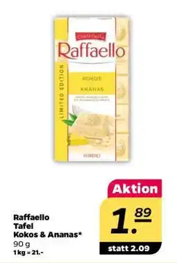 NETTO Raffaello Tafel Kokos & Ananas Angebot