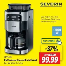 Lidl SEVERIN Kaffeemaschine mit Mahlwerk Angebot