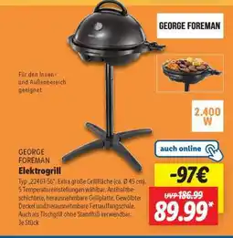 Lidl GEORGE FOREMAN Elektrogrill Angebot