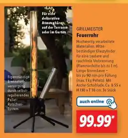Lidl GRILLMEISTER Feuerrohr Angebot