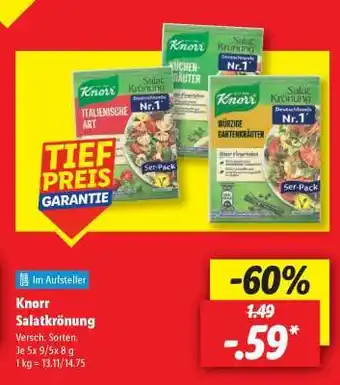 Lidl Knorr Salatkrönung Angebot