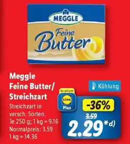 Lidl Meggle Feine Butter/ Streichzart Angebot