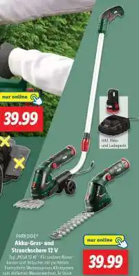 Lidl PARKSIDE Akku-Gras- und Strauchschere 12 V Angebot