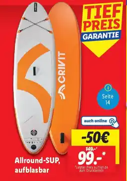 Lidl Allround-SUP, aufblasbar Angebot