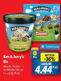 Lidl BEN & JERRY’S Eis Angebot