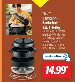 Lidl Camping-Backofen-Kit, 5-teilig Angebot