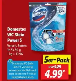 Lidl DOMESTOS WC-Stein Power 5 Angebot