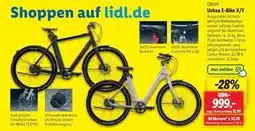 Lidl Crivit Urban E-Bike X/Y Angebot