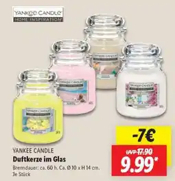Lidl Duftkerze im Glas Angebot