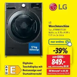 Lidl LG Waschmaschine Angebot