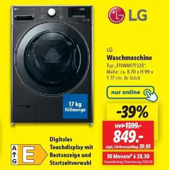 Lidl LG Waschmaschine Angebot