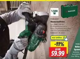 Lidl PARKSIDE Mauernutfräse Angebot