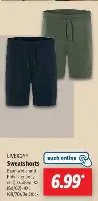 Lidl LIVERGY Sweatshorts Angebot
