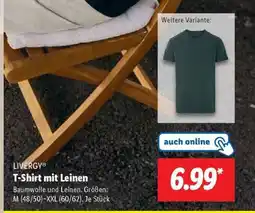 Lidl LIVERGY T-Shirt mit Leinen Angebot