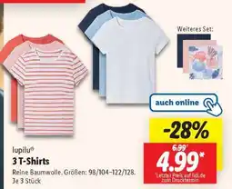 Lidl lupiluⓇ 3 T-Shirts Angebot