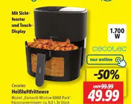 Lidl CECOTEC Heißluftfritteuse Angebot