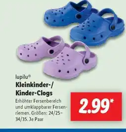Lidl lupilu Kleinkinder-/Kinder-Clogs Angebot