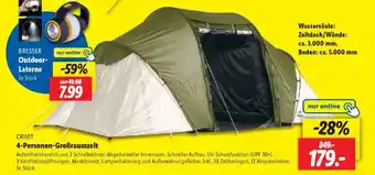 Lidl CRIVIT 4-Personen-Großraumzelt Angebot
