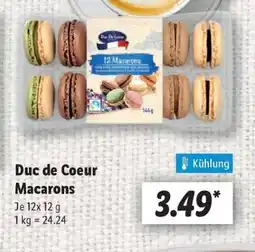 Lidl Duc de Coeur Macarons Angebot