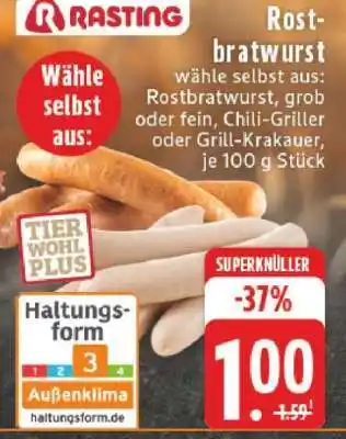 Edeka Rostbratwurst Angebot