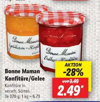 Lidl BONNE MAMAN Konfitüre/Gelee Angebot