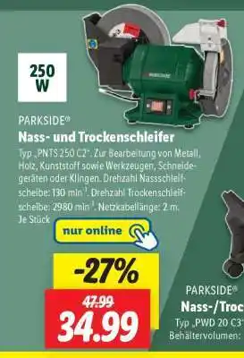 Lidl PARKSIDE Nass- und Trockenschleifer Angebot