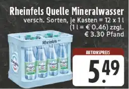 Edeka Rheinfels Quelle Mineralwasser Angebot