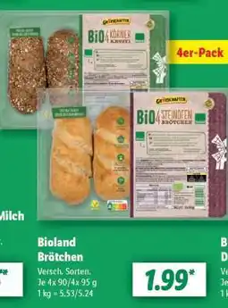 Lidl Bioland Brötchen Angebot