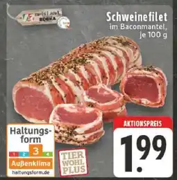 Edeka Schweinefilet im Baconmantel Angebot