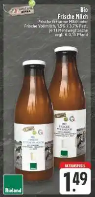 Edeka BIO Frische Milch Angebot