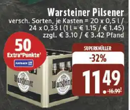 Edeka Warsteiner Pilsener Angebot