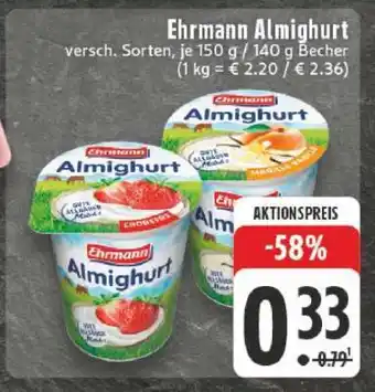 Edeka EHRMANN Almighurt Angebot