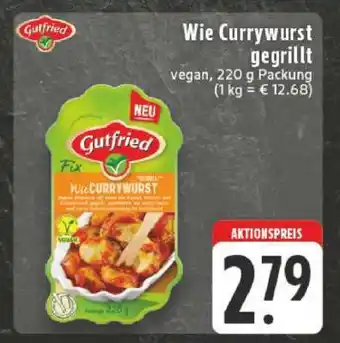 Edeka Wie Currywurst gegrillt Angebot